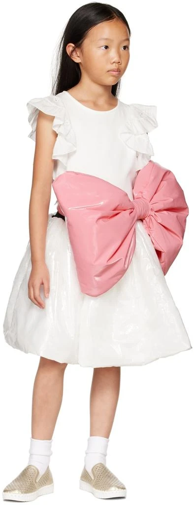 CRLNBSMNS Kids White Bubble Skirt 4