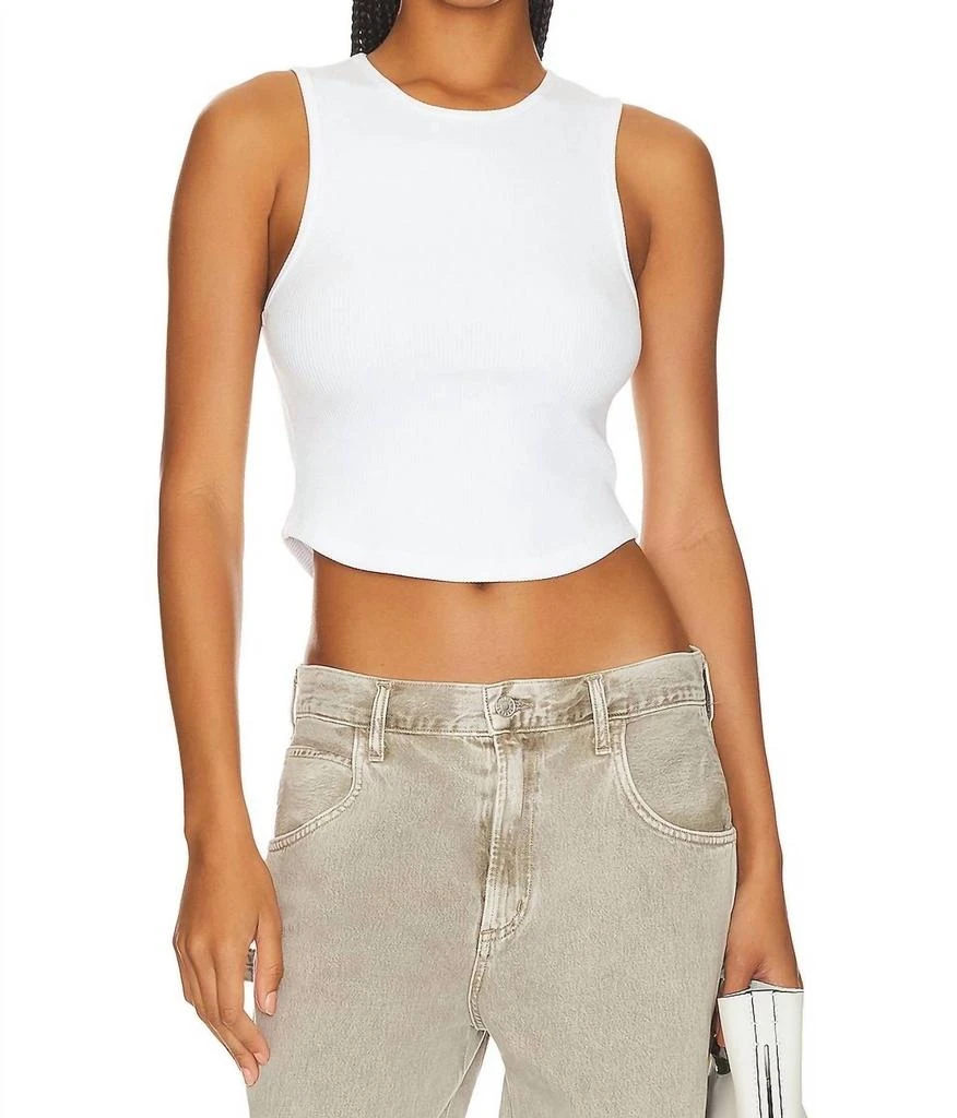 AGOLDE Nova Tank White 1