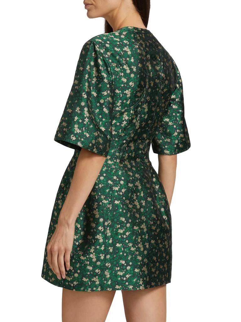 Rosie Assoulin Floral U-Turn Minidress 5