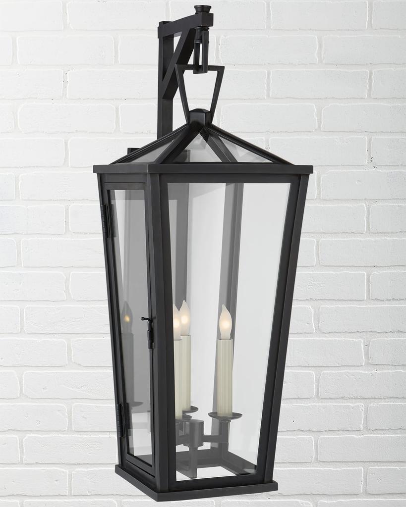 Chapman & Myers Darlana 27" 3-Light Bracketed Wall Lantern by Chapman & Myers