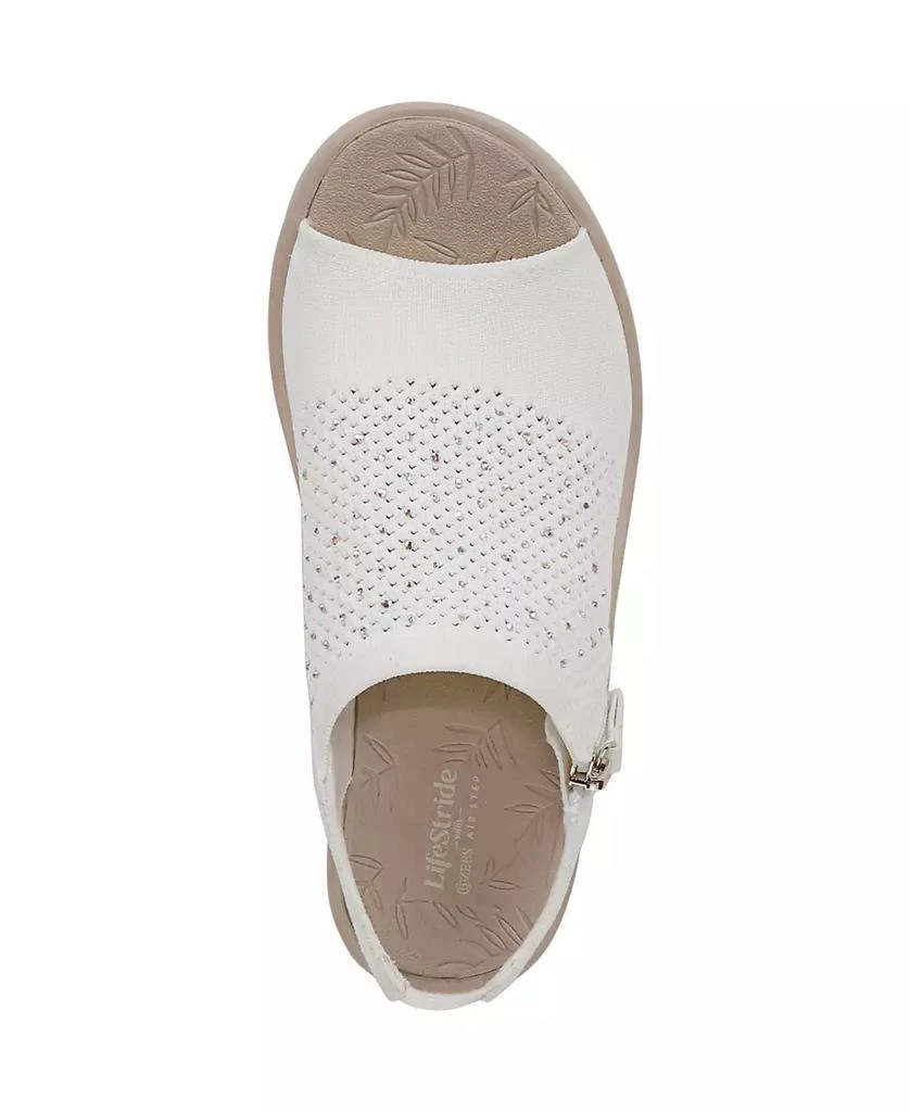 LifeStride Women's Starlet Washable Slingback Wedge Sandals 4