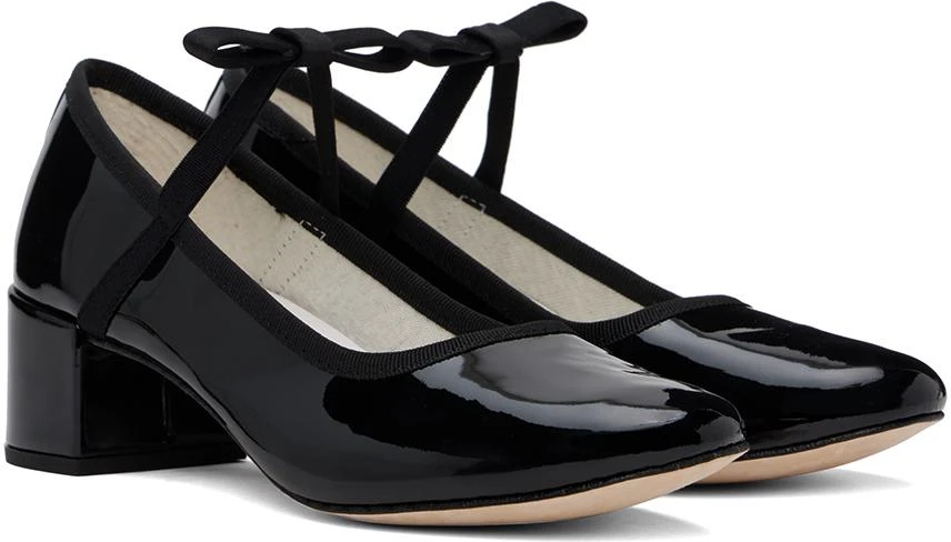 Repetto Black Guillemette Mary Jane Heels 4