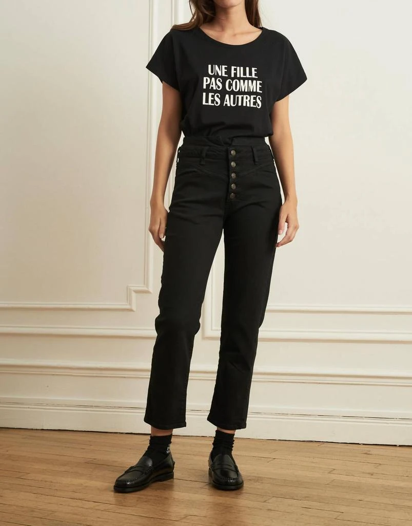 La Petite Francaise Perserverant Jean In Noir 1