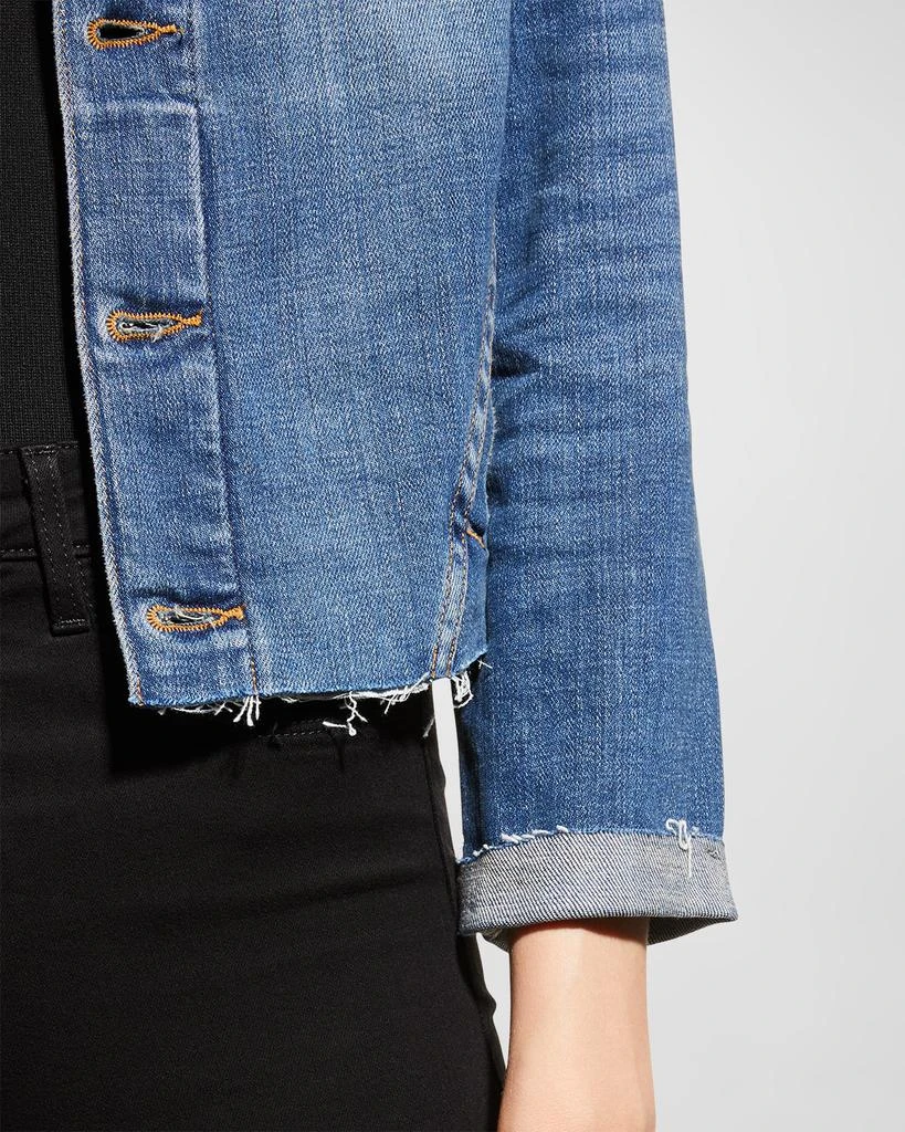 L'Agence Janelle Slim Raw-Edge Jacket 5
