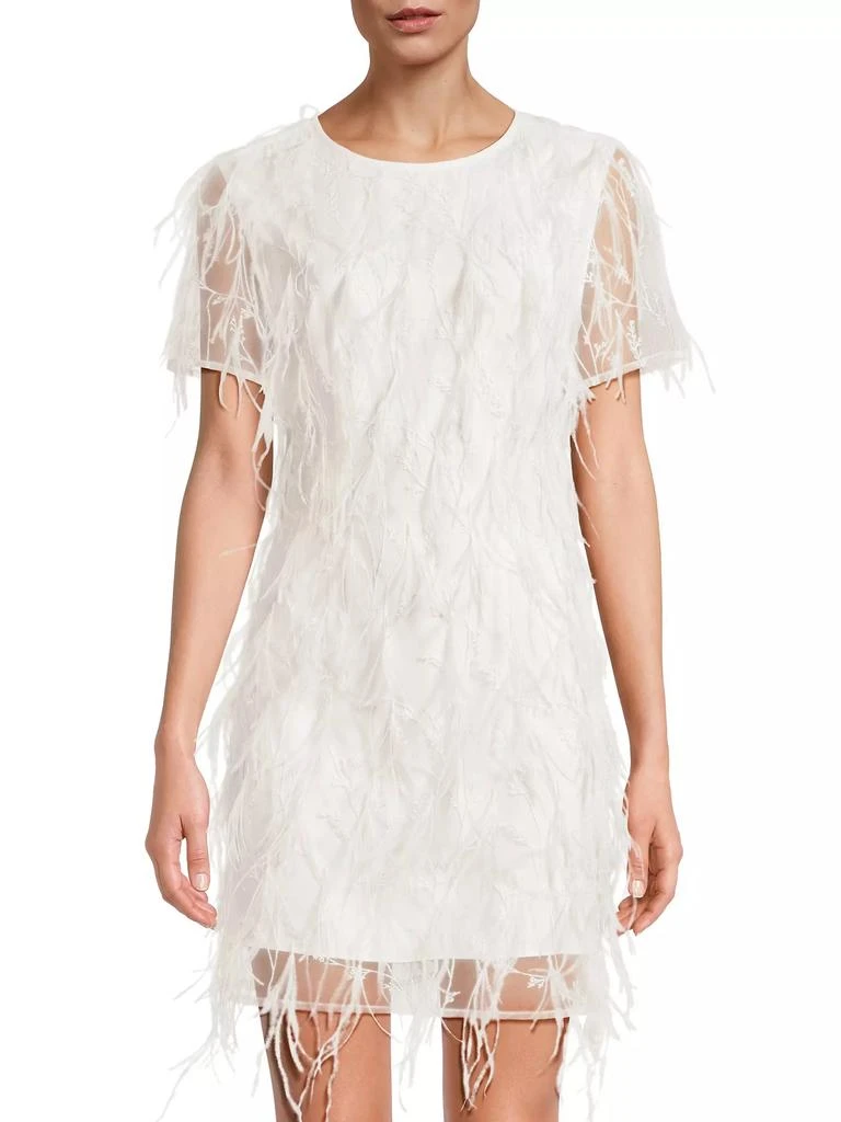 Milly Rana Feather Shift Dress 3