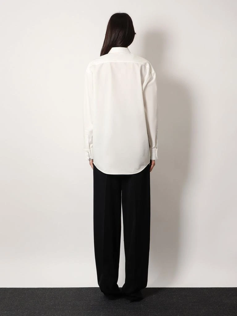 Yves Saint Laurent Certified cotton shirt with Monogram embroidery 4