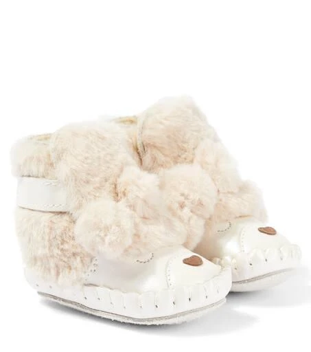 Donsje Baby Kapi teddy booties 1