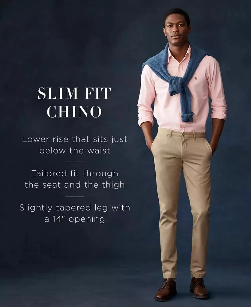 Ralph Lauren Men's Slim-Fit Stretch Chino Pants 3