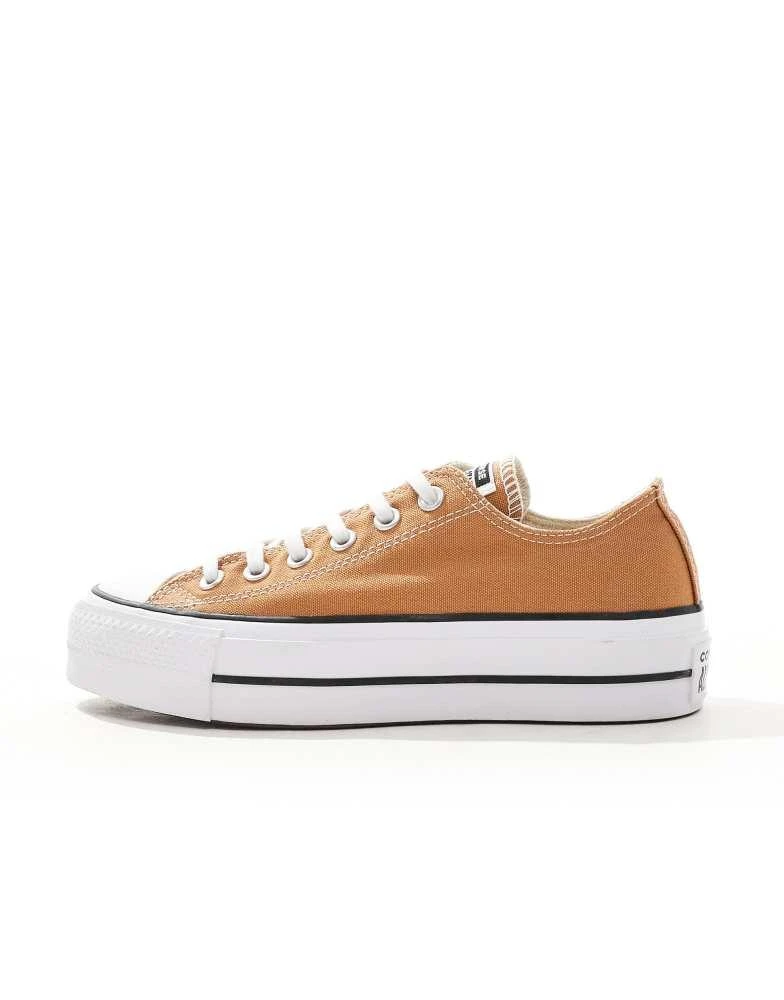 Converse Converse Chuck Taylor All Star Lift Ox trainers in dark beige 3
