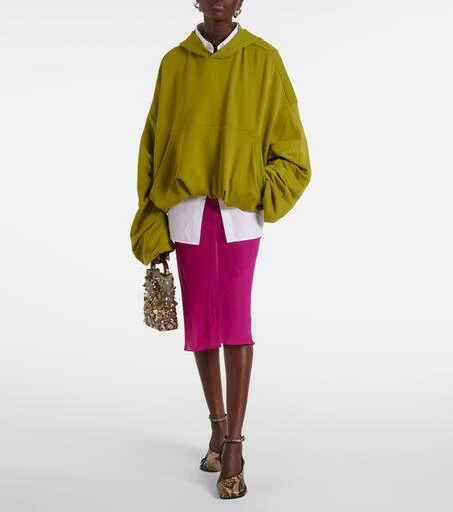 Dries Van Noten Silk-blend satin midi skirt 2