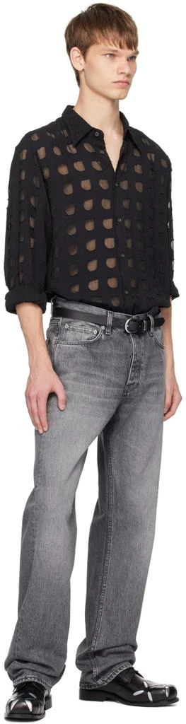 Sunflower Black Simple Belt 3