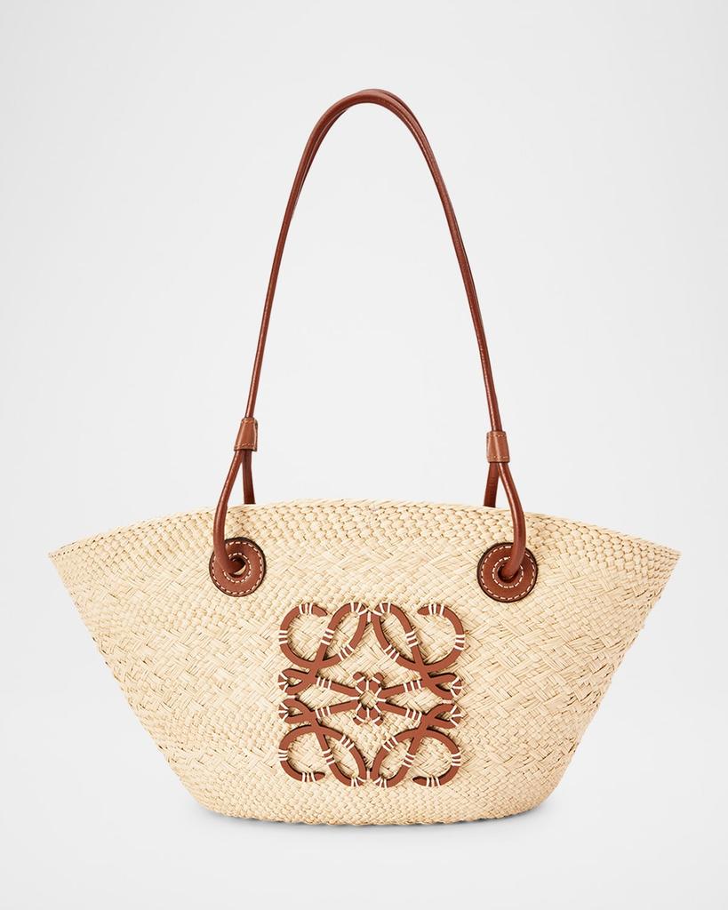 LOEWE x Paula's Ibiza Small Anagram Small Checked かごバッグ Loewe LOEWE x Paula's Ibiza Small Anagram Small Checked
