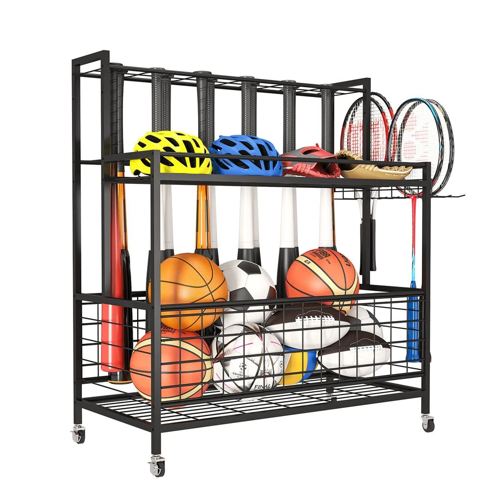 Simplie Fun Sports Equipment Storage 5