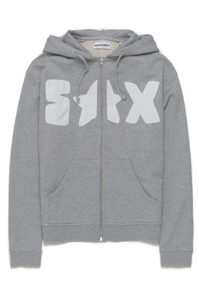 Carne Bollente Carne Bollente Stellar Sass Drawstring Zip Hoodie 1