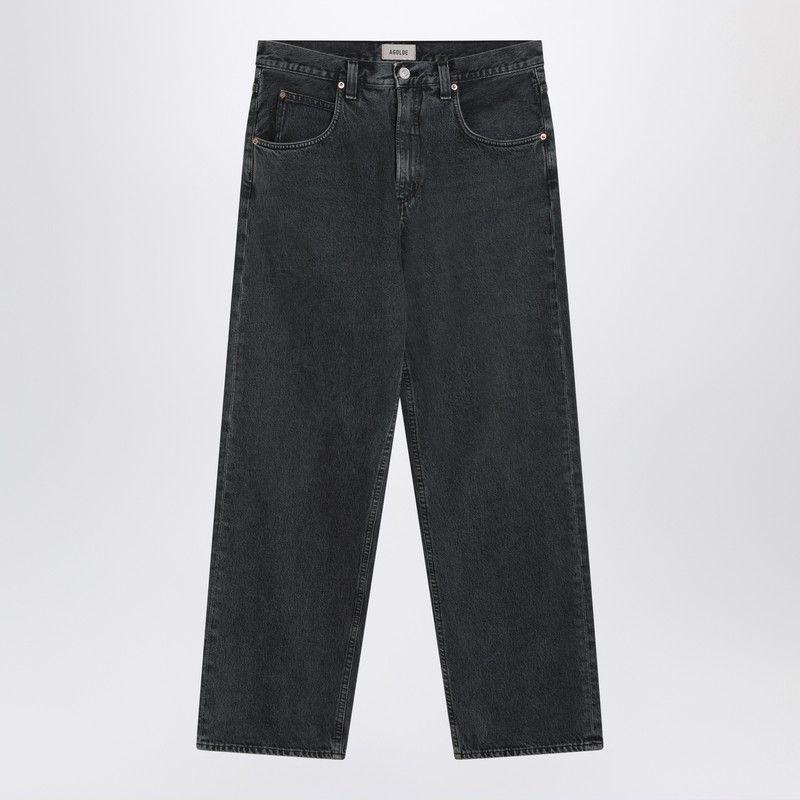 AGOLDE GRAY JEANS IN REGENERATED DENIM