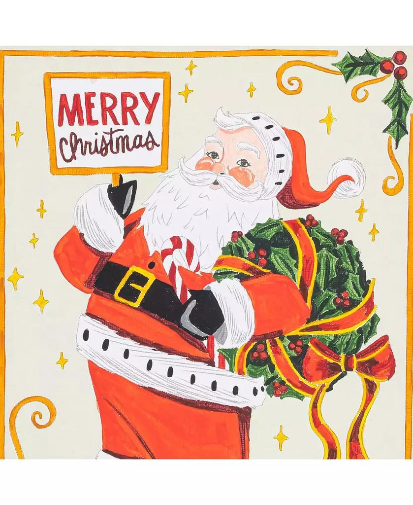Brea Reese Acrylic Paint-By-Number Kit - Santa 4