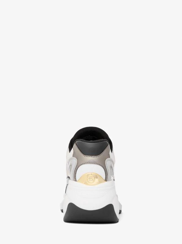 Michael Kors Zuma Metallic and Mesh Trainer 3