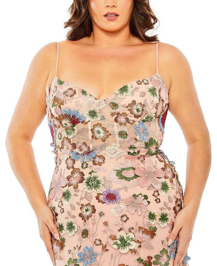 Mac Duggal Mac Duggal Embroidered Corset Gown 2