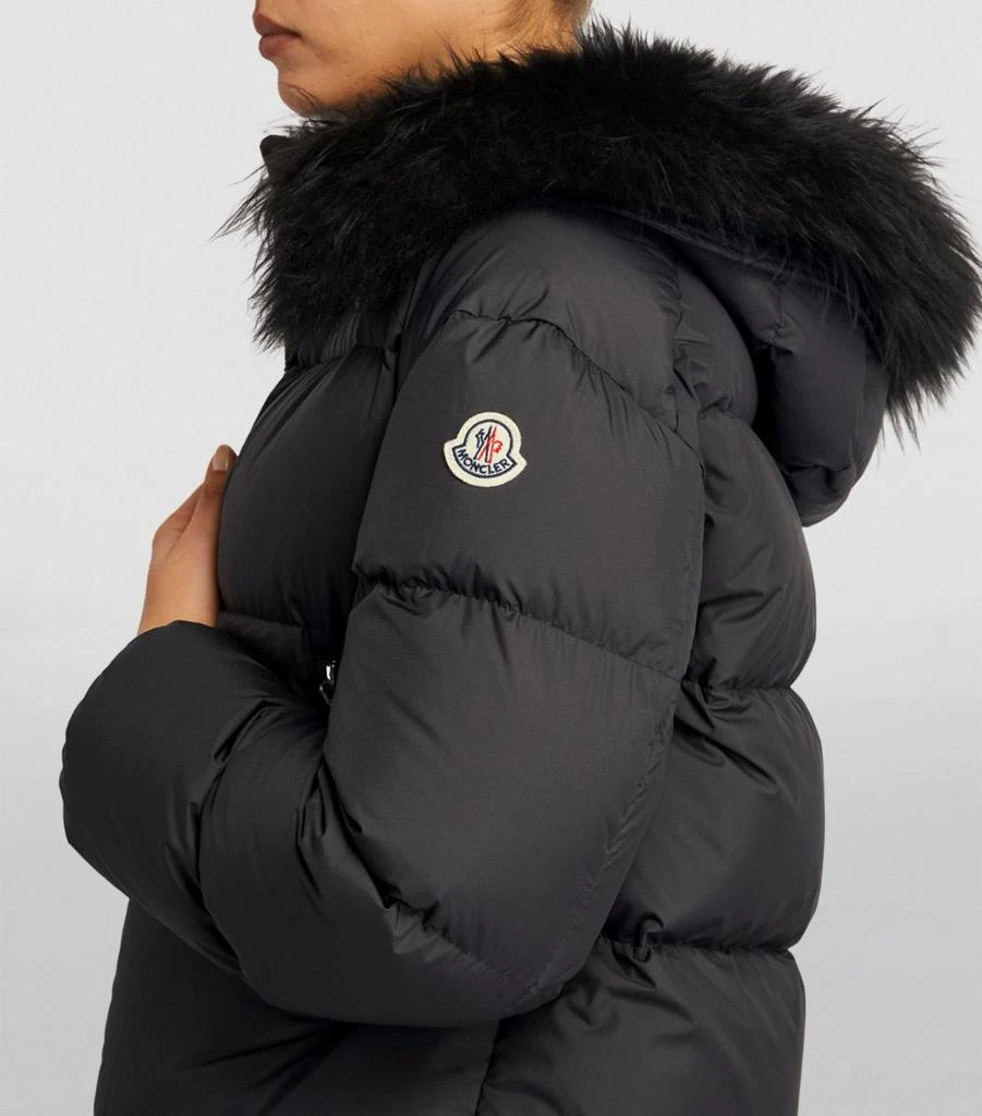 Moncler Fur-Trim Mino Puffer Jacket 6
