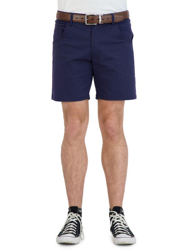 Levinas Performance Tech Stretch Denim Shorts