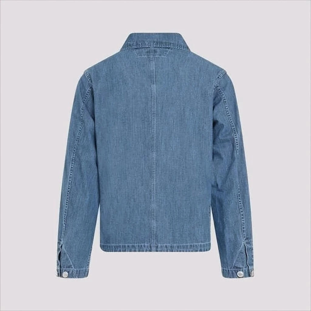 C.P. Company Classic Denim Jacket With Button Closure And Logo Detail 3