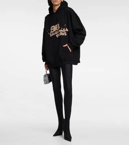 Balenciaga Oversized cotton hoodie 2