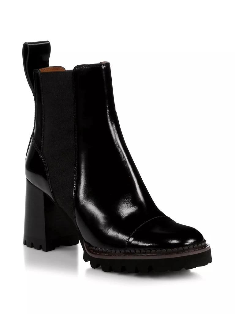 See by Chloé Mallory Lug-Sole Leather Chelsea Boots 2