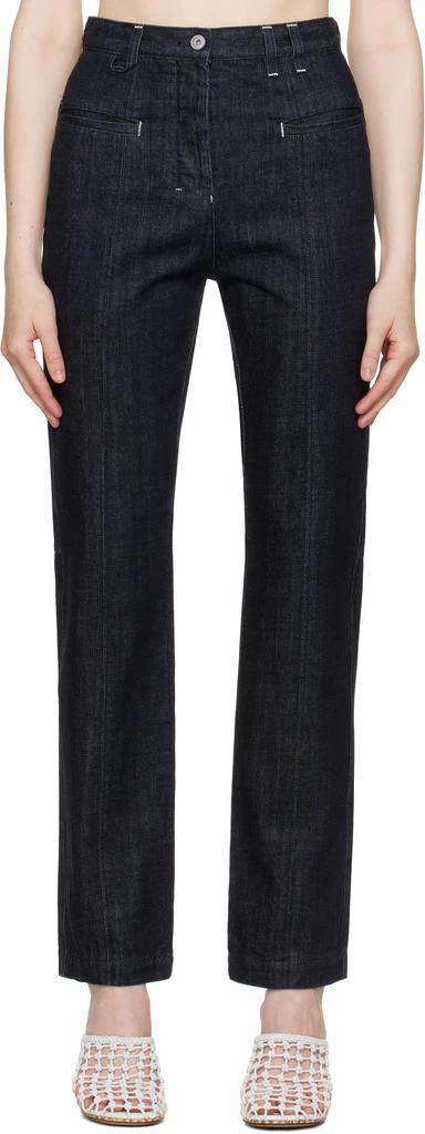 Jacquemus Navy La Croisière 'Le De-Nimes Norma' Jeans 1