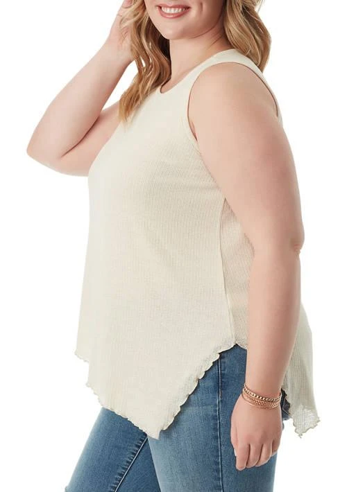 Jessica Simpson Plus Size Winsome Asymmetric Hem Tank 3