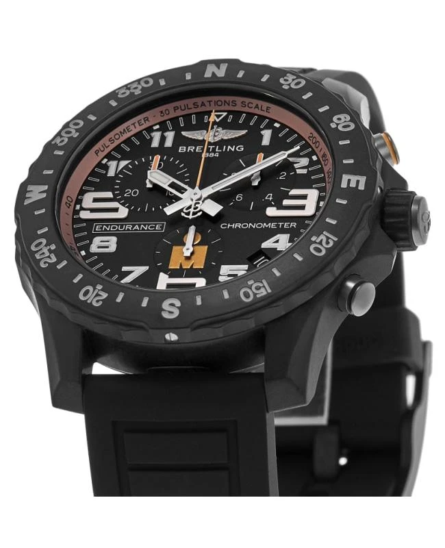 BREITLING Breitling Endurance Pro 44 Ironman Finisher Black Dial Rubber Strap Men's Watch X823101B1B1S1 2