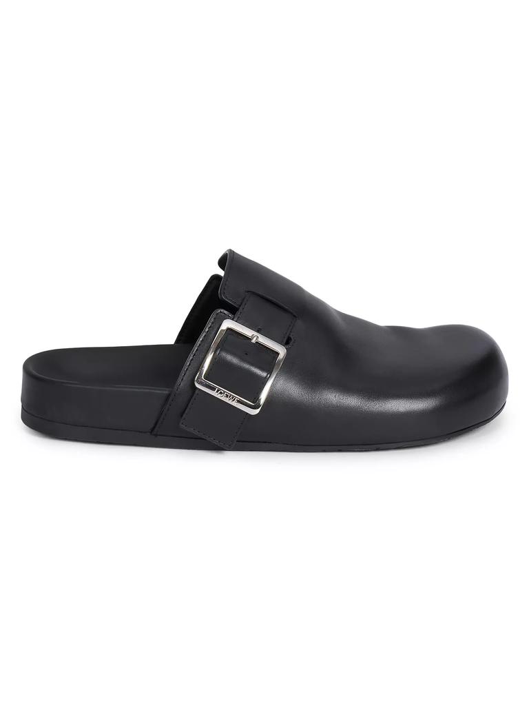 【関税&送料込】Loewe Slippers Loewe - Padded Anagram leather slippers Loewe