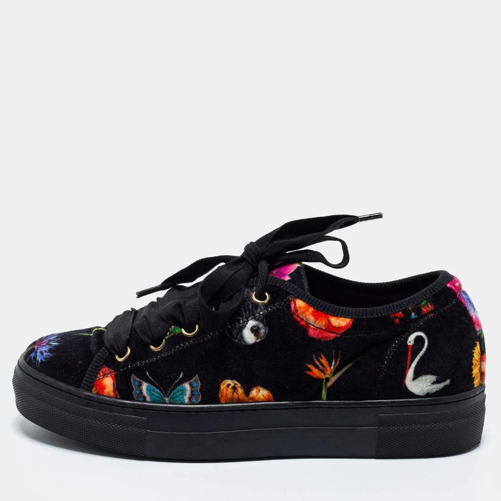 ETRO Etro Multicolor Velvet Low Top Sneakers Size 37 1
