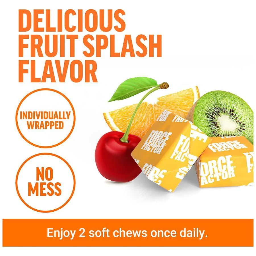 Force Factor Better Turmeric Soft Chews Fruit Splash 5