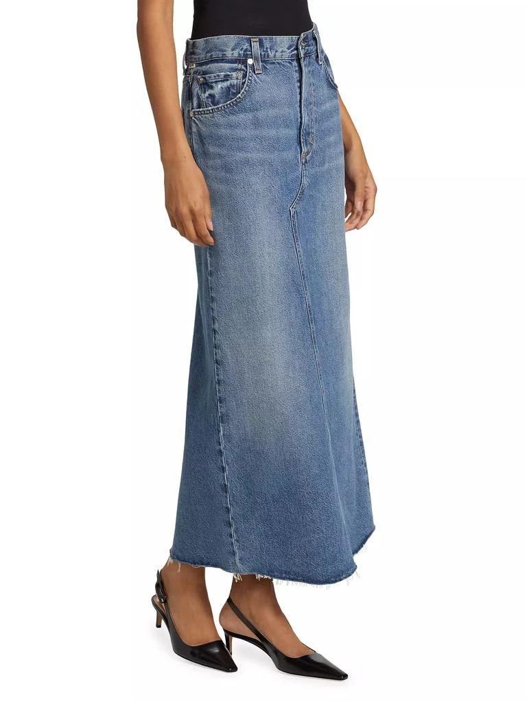 Citizens of Humanity Circolo Denim Maxi Skirt 4