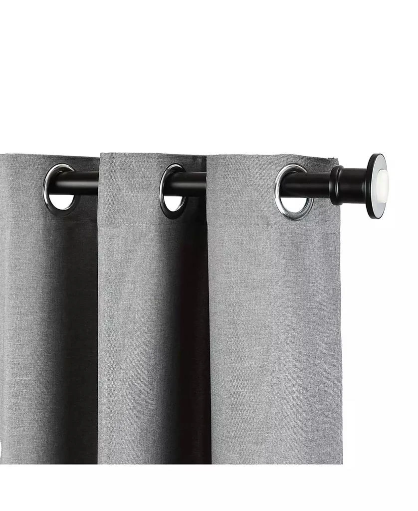 Cameo Adjustable Shower Curtain Rod 42” -72”, Spring tension Stainless Steel Telescoping Rod, Heavy Duty, Rust Resistant, 3