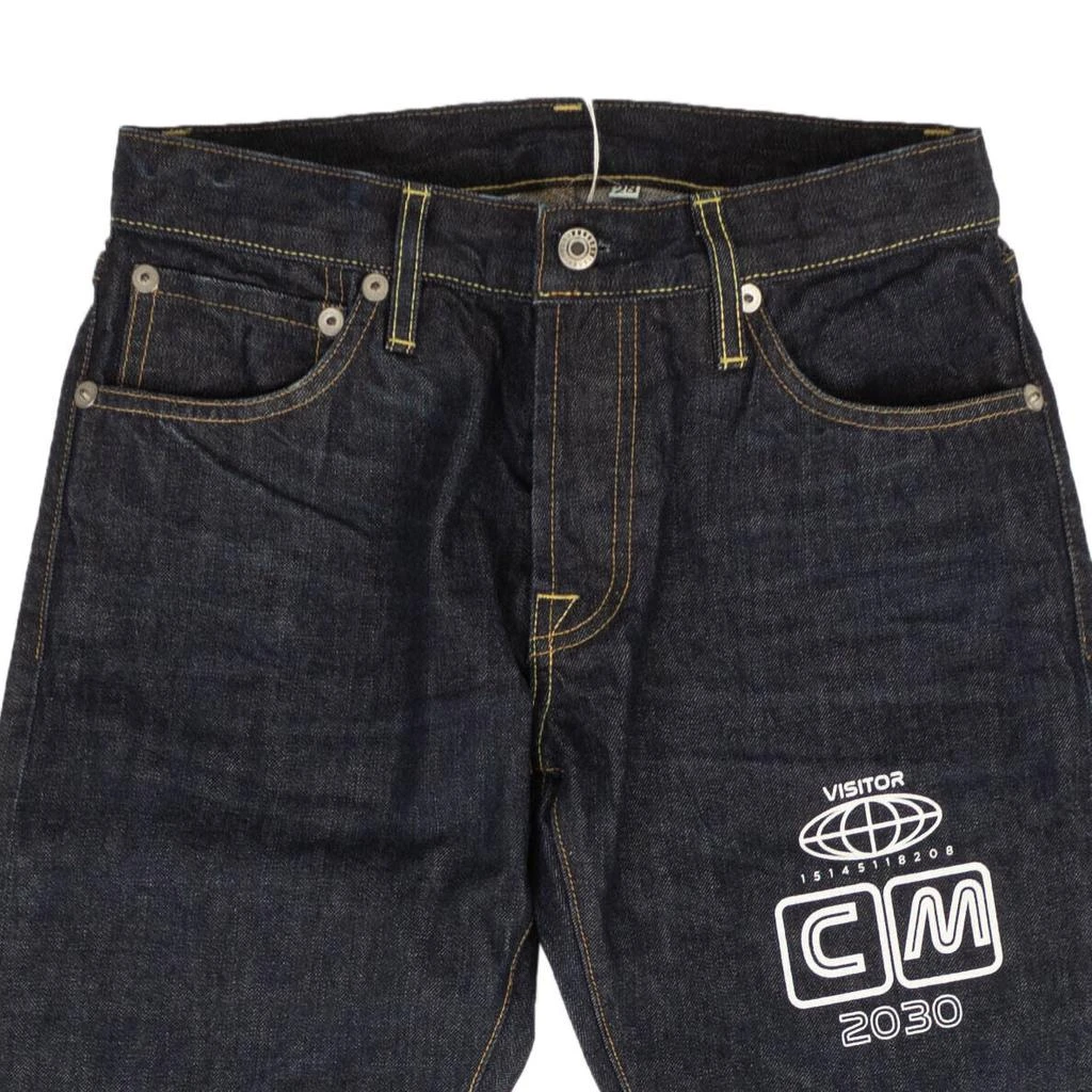 Visitor on Earth Visitor On Earth Logo Jeans - Navy Blue 2