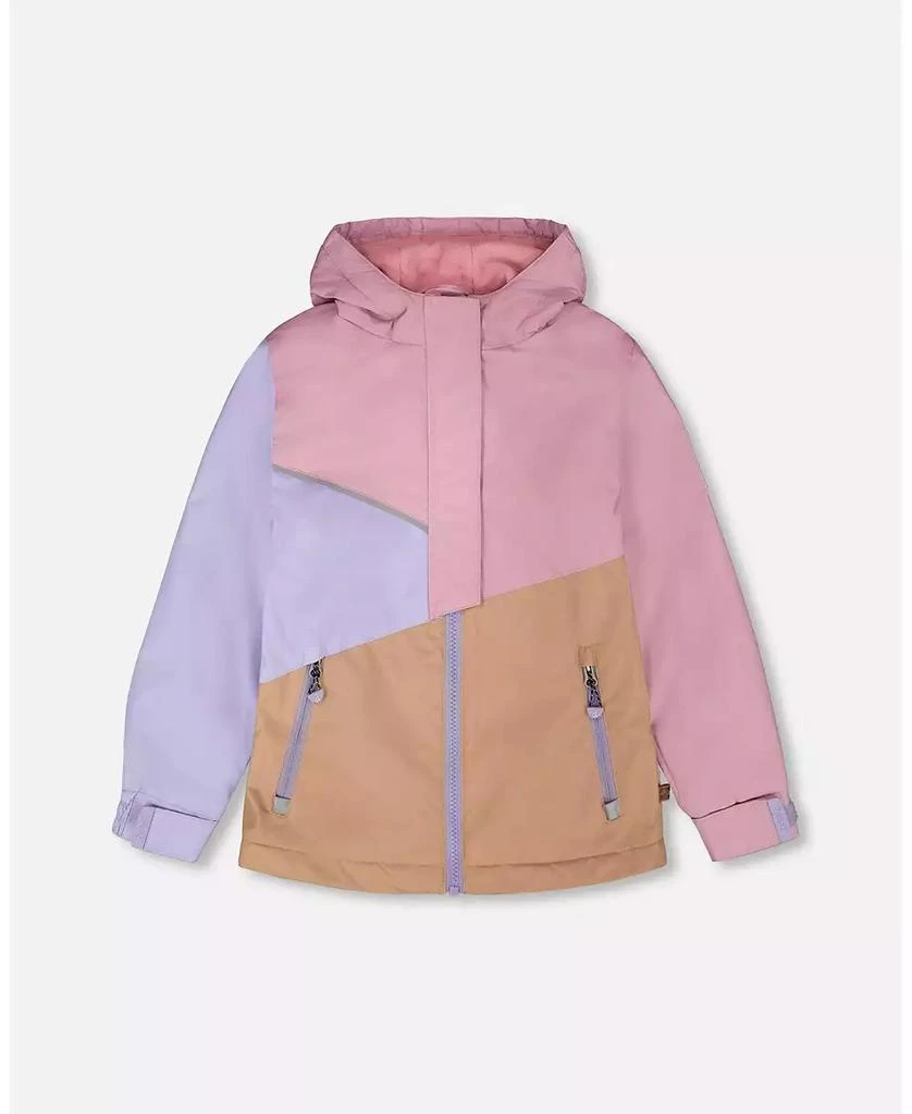 Deux par Deux Girl Mid-Season Jacket in Polyester Mauve - Toddler|Child