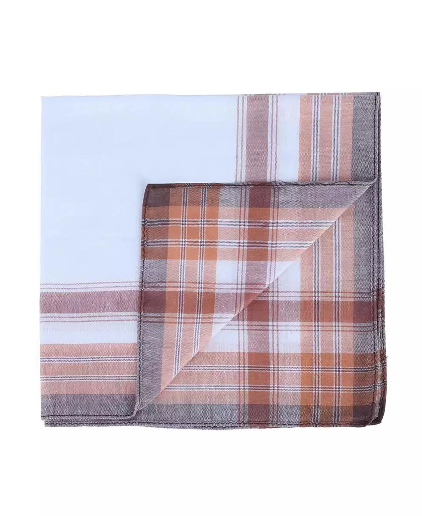 TRAFALGAR Checked Cotton Handkerchiefs (3 Pack) 3