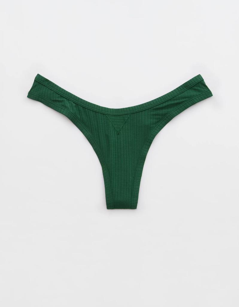 Aerie Superchill Modal Rib Thong Underwear