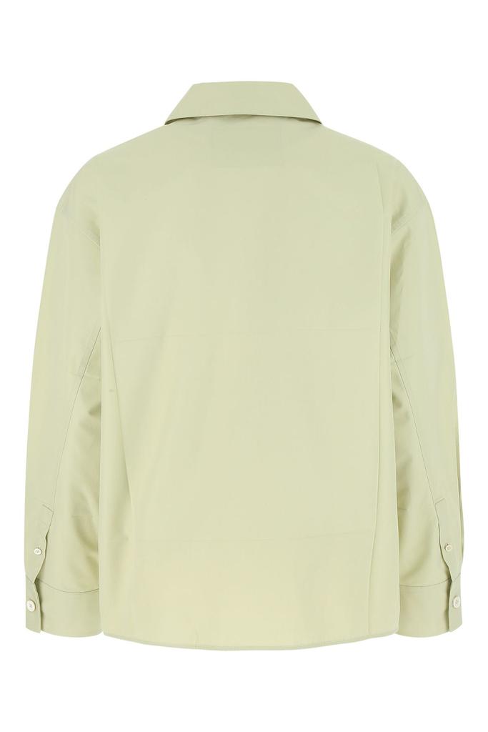 Jil Sander Pastel green poplin oversize shirt