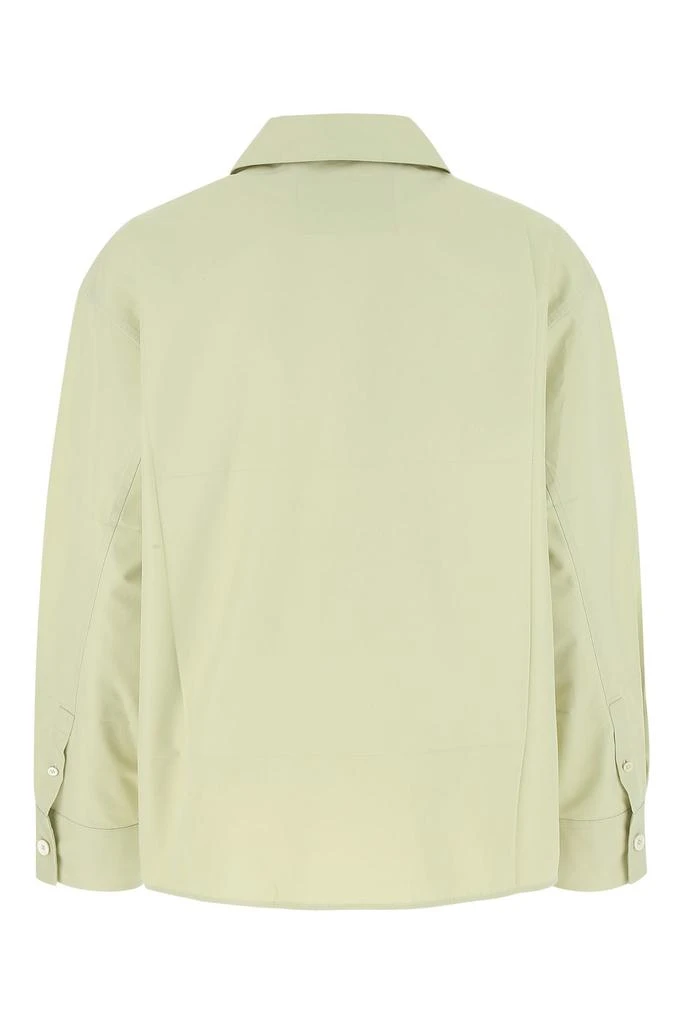 Jil Sander Pastel green poplin oversize shirt 1