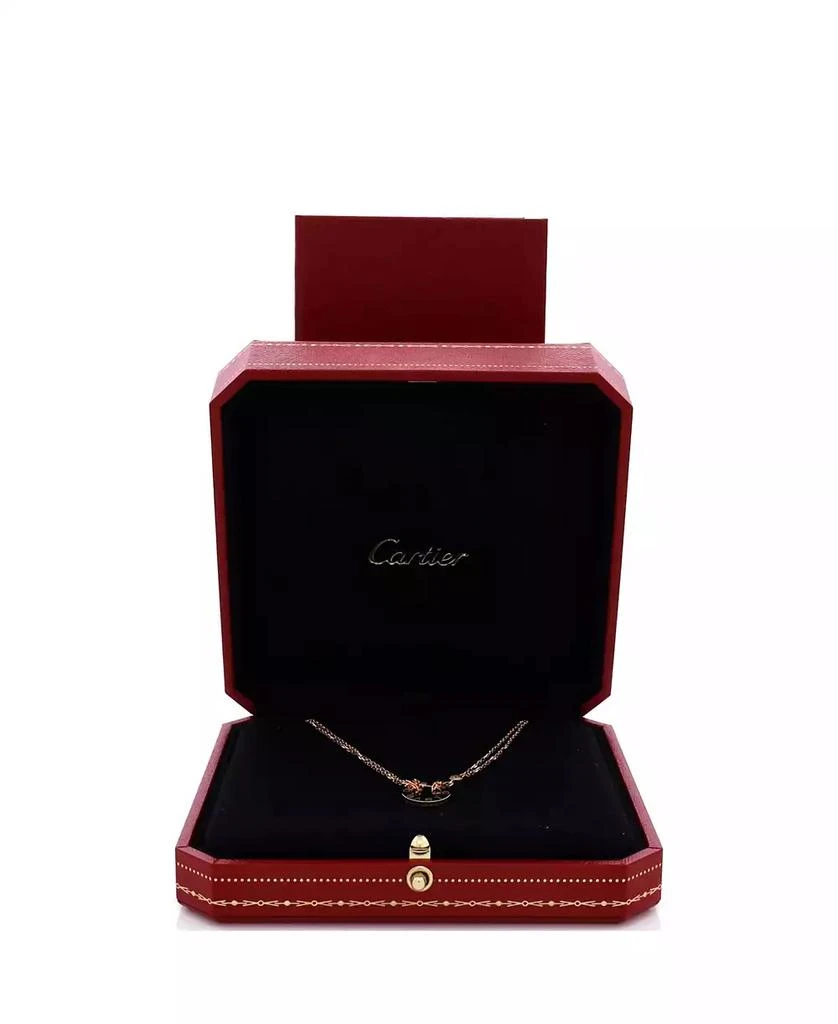 Cartier 2 Diamonds Love Pendant Necklace 2