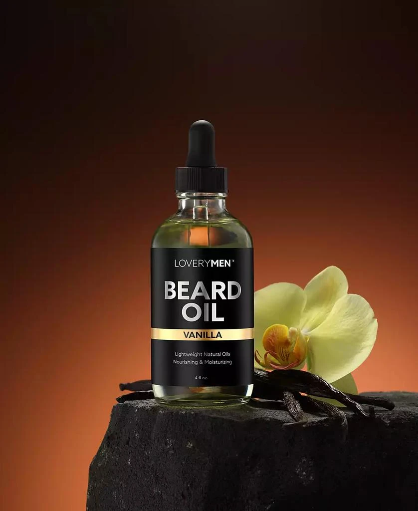 Lovery LoveryMen Nourishing Vanilla-Scented Beard Oil, 4 oz. 4
