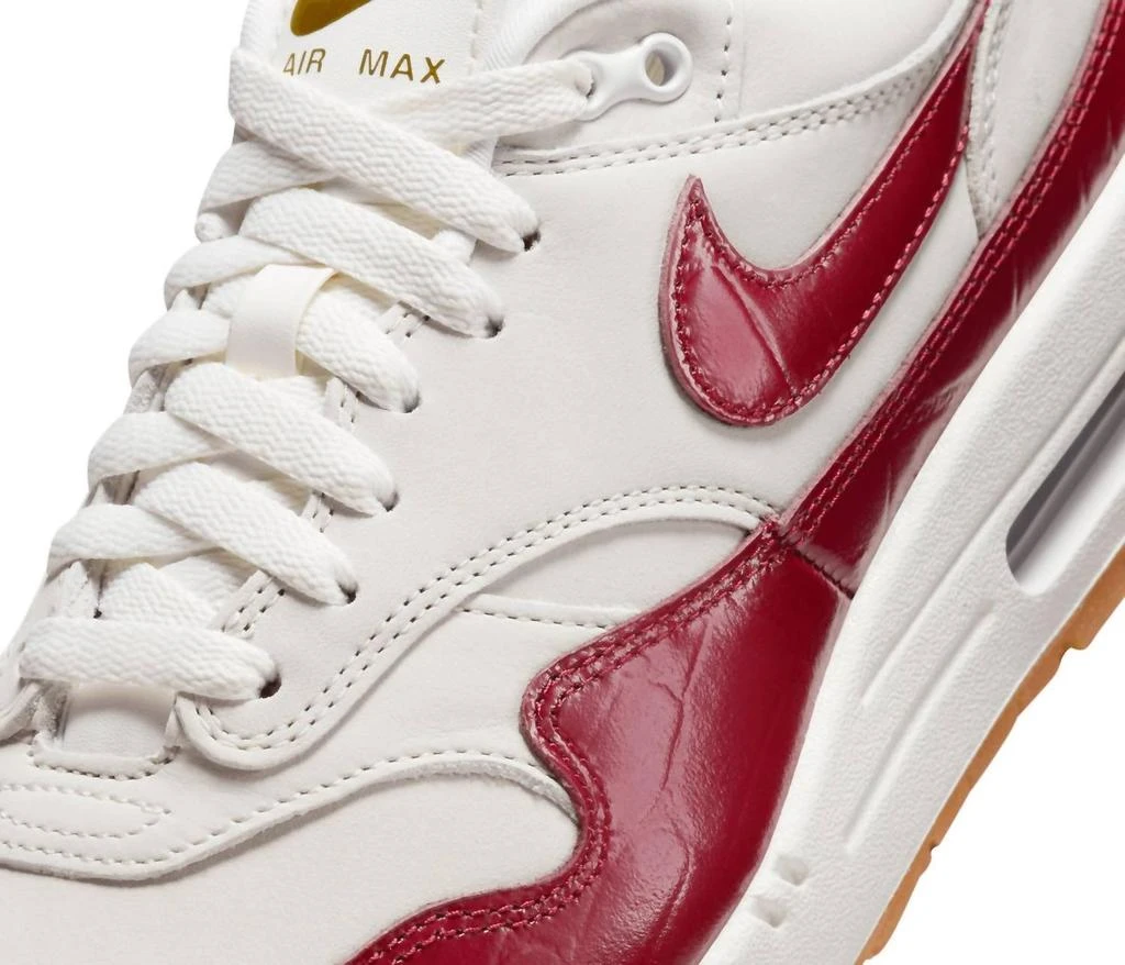 NIKE Women's Air Max 1 Lx Sneakers In Sail Team Red 3