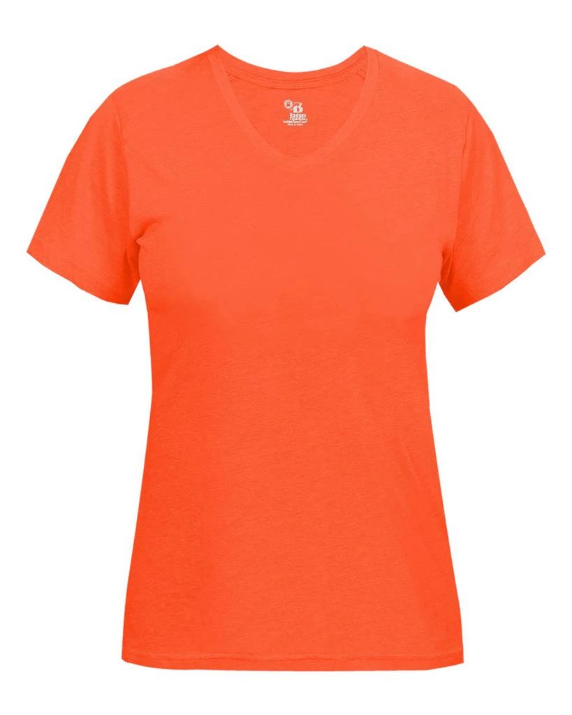 Badger Women’s Triblend Performance V-Neck Short Sleeve T-Shirt 26