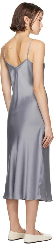 Silk Laundry Gray 90s Slip Dress 3