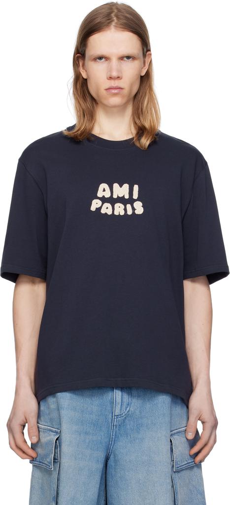 AMI Paris★カーキ Sailor Tシャツ AMI Khaki Sailor T-shirt - T-Shirts - BeyondStyle