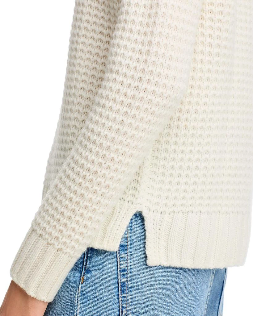 C by Bloomingdale's Cashmere Cby Bloomingdale's Cashmere Waffle Knit Sweater - Exclusive 5