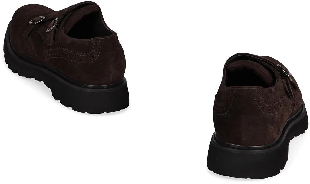 DOUCAL'S Doucal's Suede Monk-Strap Shoes 4