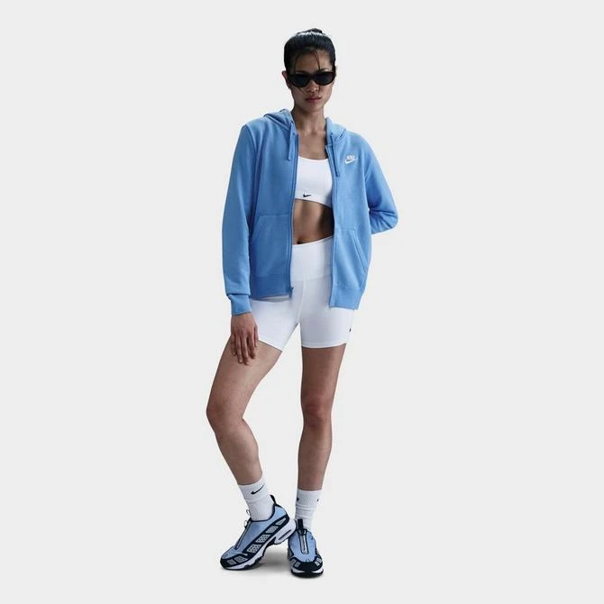 NIKE Women's Nike Sportswear Club Fleece Full-Zip Hoodie 2